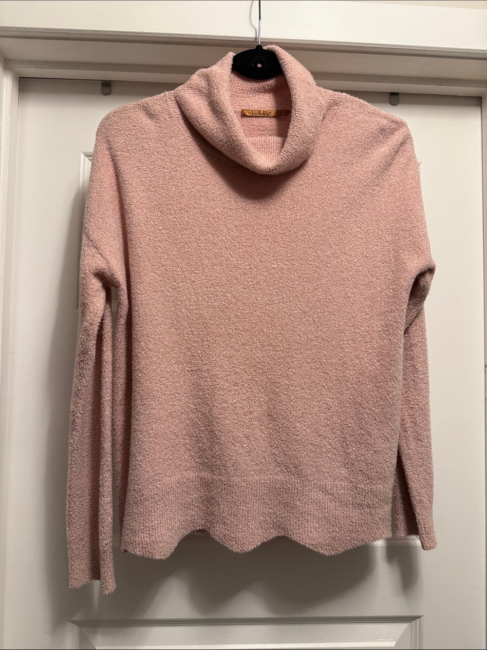 Belldini Cozy Pink Turtleneck Sweater